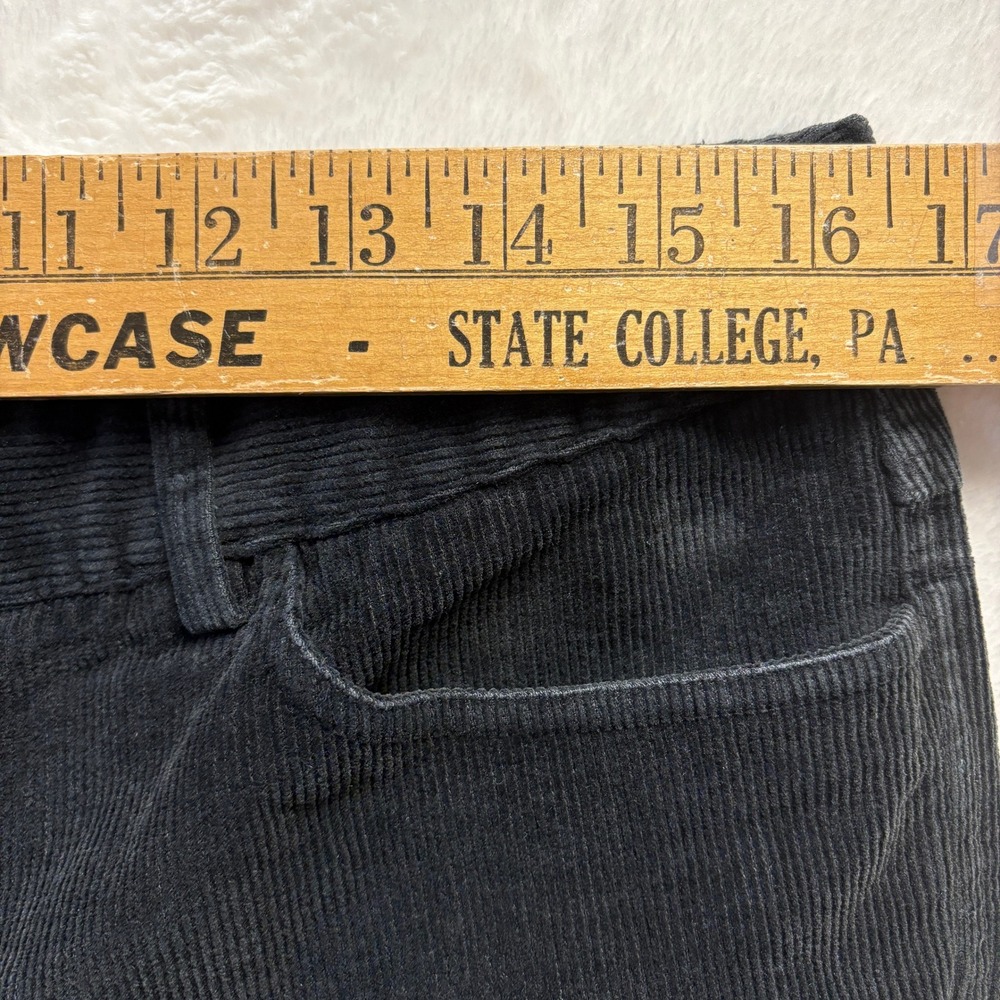 J. McLaughlin Black Corduroy Pants Size 12 Women's Classic Fit - Picture 3 of 11